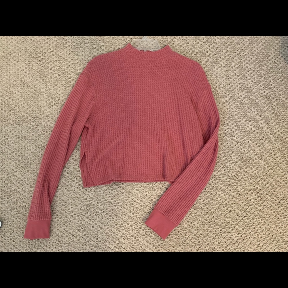 mock neck top
